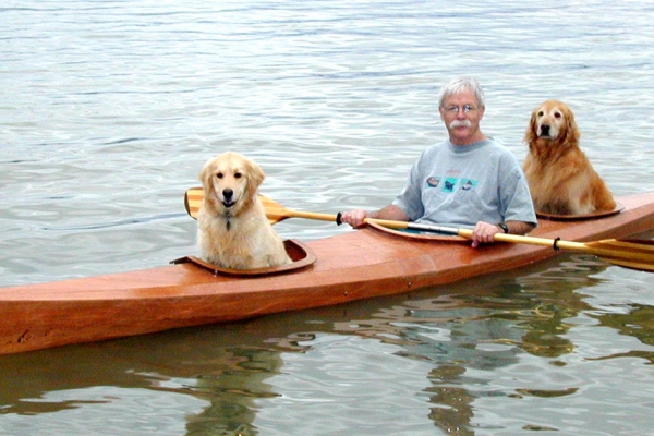 Man Built Custom Kayak So He Could Take His Dogs On Adventures