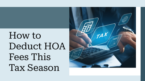 How to Deduct HOA Fees This Tax Season | https://linktr.ee/hsrdallas