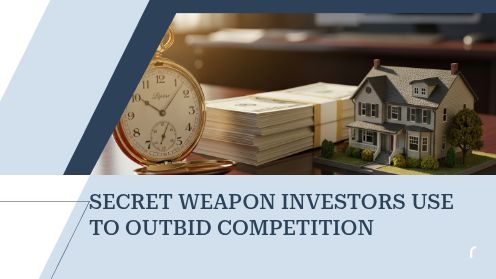 Secret Weapon Investors Use to Outbid Competition | https://debbiewarford.com