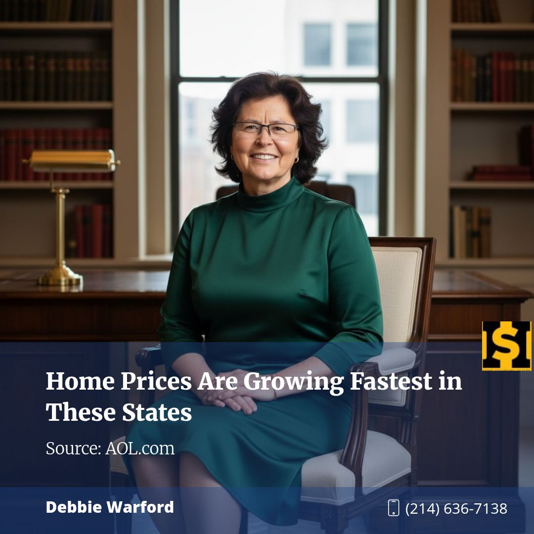 Home Prices Are Growing Fastest in These States