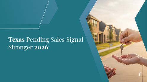 Texas Pending Sales Signal Stronger 2026 | https://debbiewarford.com