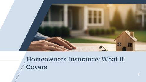 Homeowners Insurance: What It Covers | https://debbiewarford.com