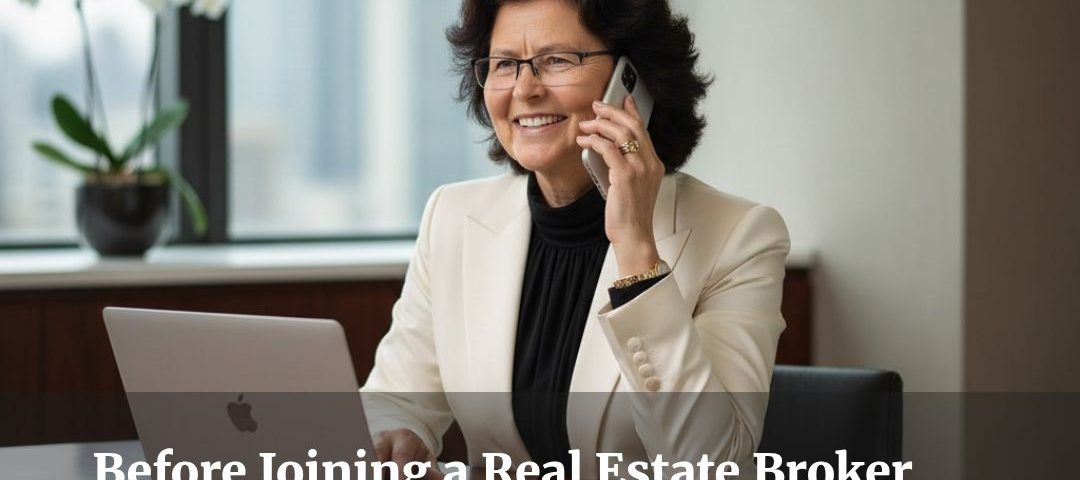 5 Things To Consider Before Joining A Real Estate Broker