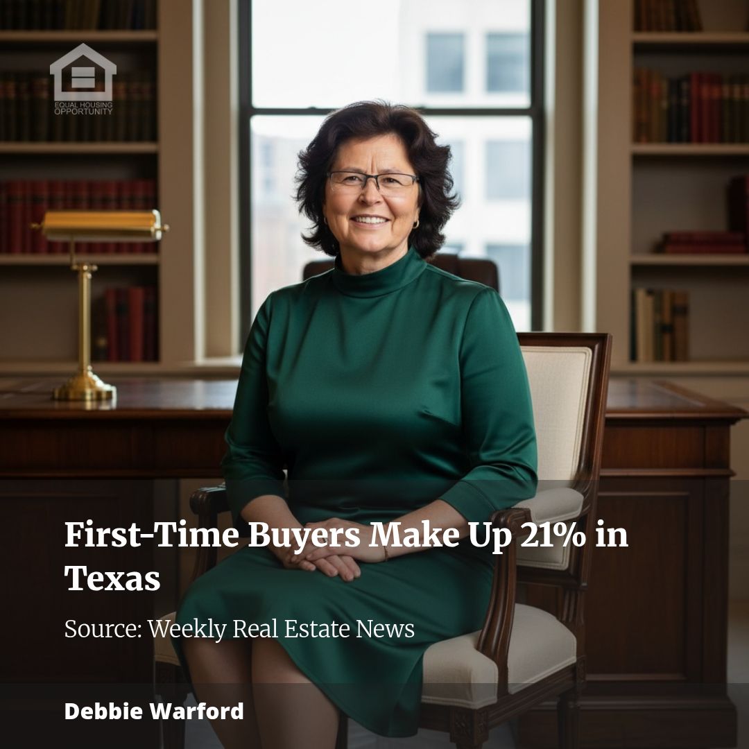 First-Time Homebuyers Accounted for 21% of the Texas Housing Market
