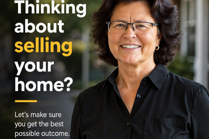 Home Solutions Realty with a seller in a listing appointment