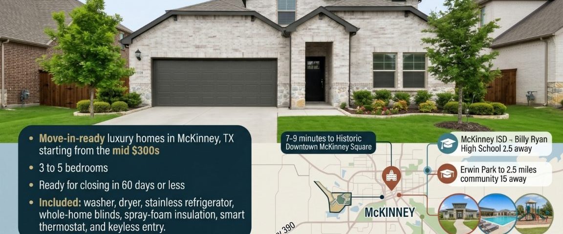 Eastridge McKinney TX | New Construction Homes from the Upper 0s